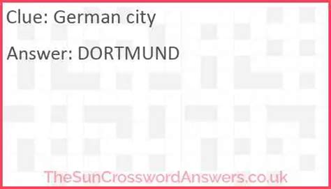 german city crossword clue|german city 8 letters crossword clue.